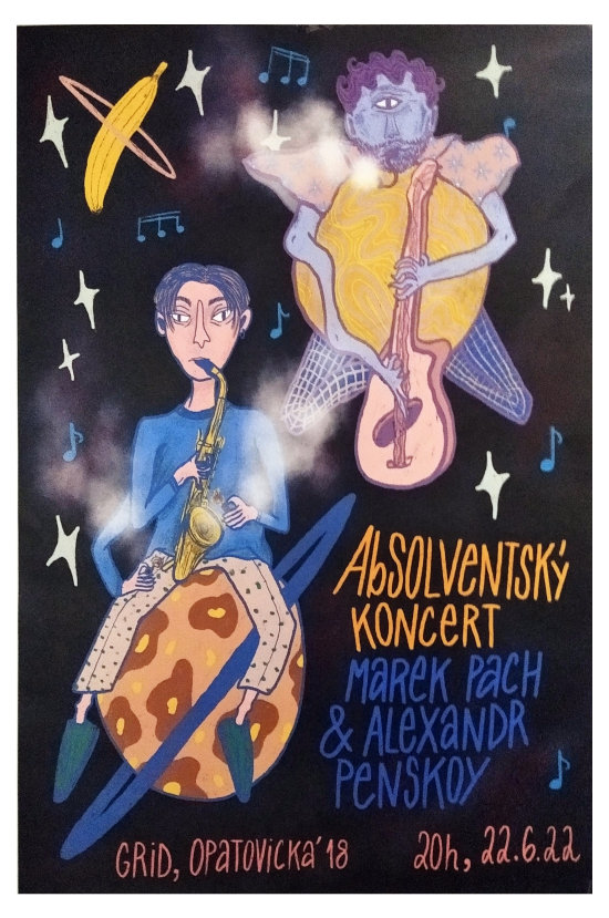 Absolventský koncert - Marek Pach & Aleksandr Penskoi, GRID - Opatovická 18, 22. 6. 2022 od 20hod.