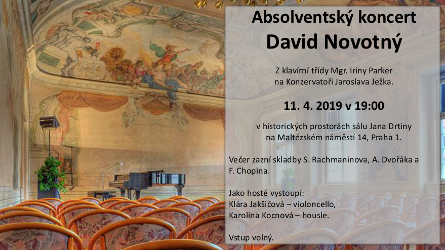 David Novotný – absolventský koncert