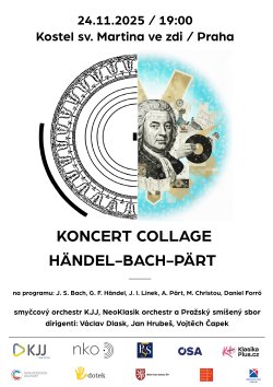 Koncert COLLAGE HÄNDEL-BACH-PÄRT, 24. 11. od 19:00