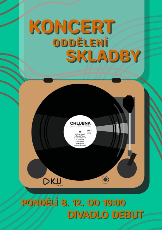 Chlubna - koncert oddělení skladby - pondělí 8. 12. od 19:00, Divadlo Debut