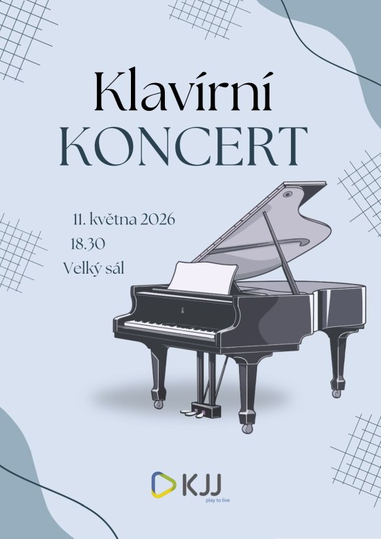 Klavírní koncert, 11. 5. 2026 od 18:30, Velký sál