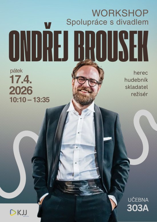 Workshop - Ondřej Brousek, 17. 4. 2026 od 10:10, učebna 303A