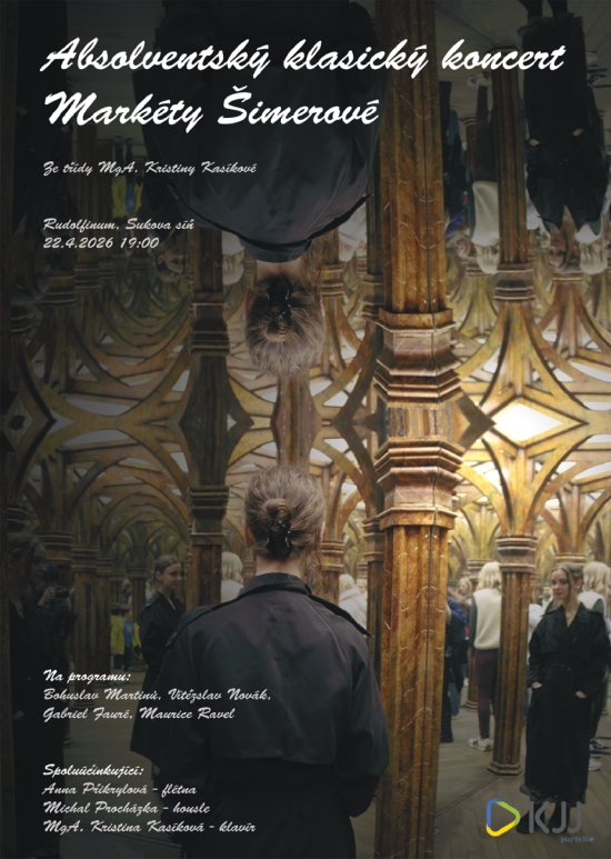 Absolventský klasický koncert Markéty Šimerové, 22. 4. 2026 od 19:00, Rudolfinum - Sukova síň