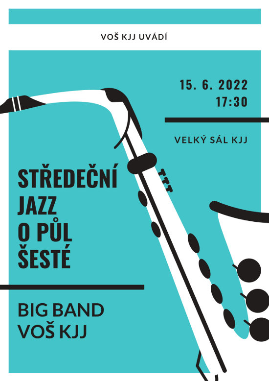 Koncert Big Bandu VOŠ KJJ prof. Milana Svobody  (Velký sál školy)