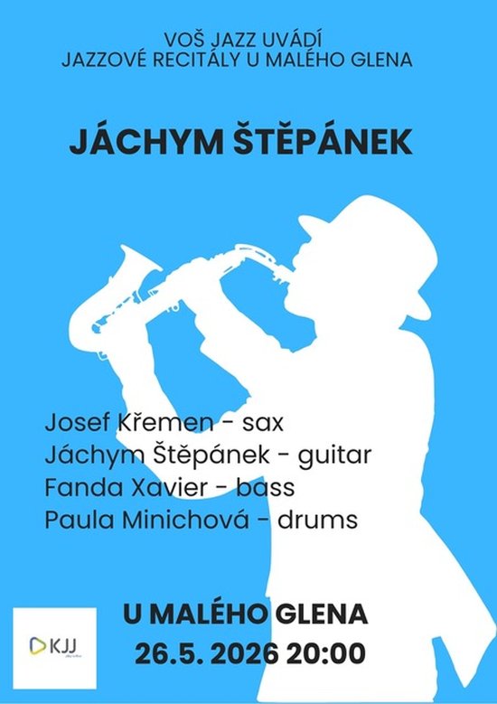 VOŠ Jazz uvádí Jazzové recitály U Malého Glena, Jáchym Štěpánek, 26. 5. 2026 od 20:00, U Malého Glena</a>