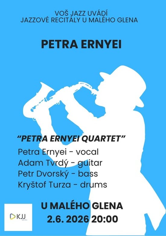 VOŠ Jazz uvádí Jazzové recitály U Malého Glena, Petra Ernyei, 2. 6. 2020 od 20:00, U Malého Glena